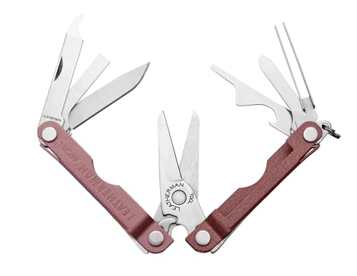 Image of LEATHERMAN Micra Keychain Multi-Tool, Grooming Tools, Heathered Blush