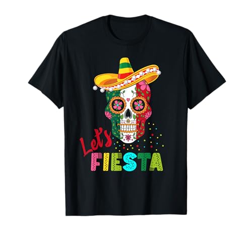 Let's Fiesta Mexicain Cinco De Mayo Mexique Parti T-Shirt