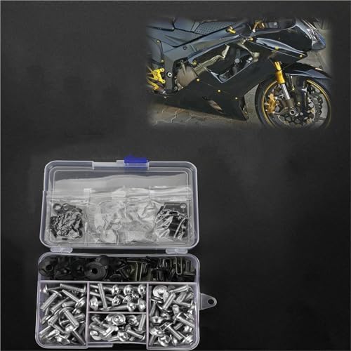 ���i �I�[�g�o�C�t�F�A�����O�{���g�l�W�{���g�l�W�L�b�g �ɓK�����郄�}�n XP500 XP530 SR500 SRX600 TRX850 SCR950 ST125RL YBR 125 250 �{�f�B�i�b�g�A�N�Z�T���[ �ˑ��L�b�g(Silver)