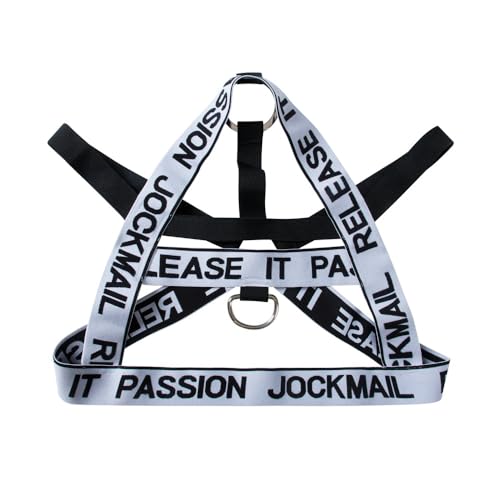 JOCKMAIL Mens Harness Belt Nylon Elastic Body Chest Harness for Men Shoulder Strap Sexy Men Shoulders Bandage