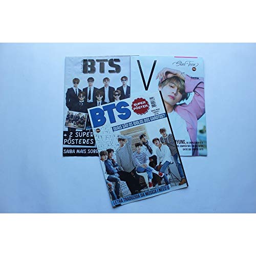 Kit BTS Ed.03 - 3 Revistas Pôsteres BTS
