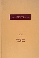 French Studies in Honor of Philip A. Wadsworth 0917786114 Book Cover