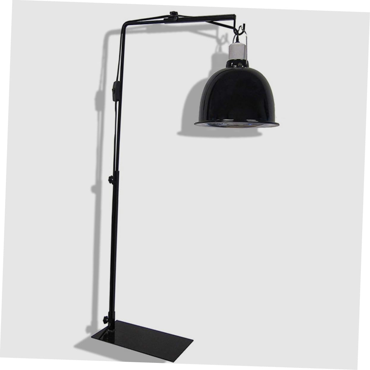 Housoutil Lampada Riscaldante per Rettili con Supporto Regolabile Metallo Struttura Durevole per Lampade di Piante e Reptili Compatibile con Diverse Tipologie di Lampadine Protezione Contro