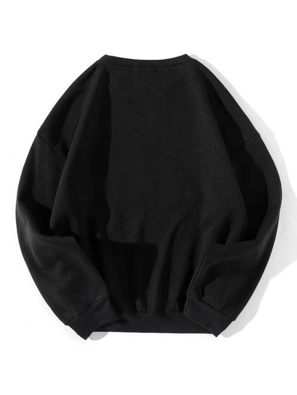 Image of SXV 'Brooklyn Blue' Printed Cool Aesthetic Drop Shoulder Oversized Sweatshirt