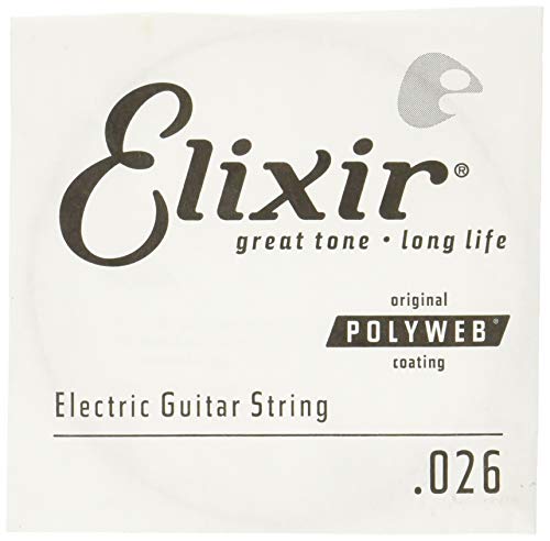 Cordes Elixir® à l’unité pour guitare électrique avec revêtement POLYWEB® (.026) - Les Beatles, Paul McCartney, John Lennon, RIngo Starr, George Harrison Cordes Elixir® à l'unité pour guitare électrique avec revêtement POLYWEB® (.026)