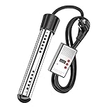 【Fabriqué en acier inoxydable 304 durable】 ce chauffe-eau portable est conçu en acier inoxydable résistant à la corrosion, garantissant une longue durée de vie et une résistance à l'eau dure et à une utilisation fréquente. Un écran LCD étanche et une poignée isolée assurent une sécurité optimale et préviennent les brûlures pendant son utilisation. Le mode thermostatique maintient automatiquement la température de l'eau, évitant ainsi de la réchauffer et garantissant un confort durable.