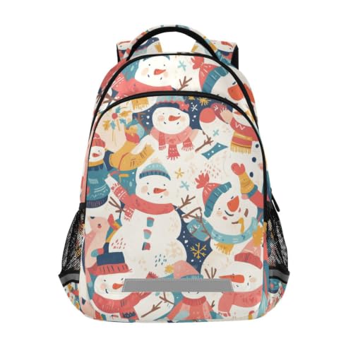 Sac à dos école bonhommes de neige pour élève et voyage ado
