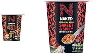 Naked Chinese Style Firecracker Chicken Egg Noodles, 78 g (Pack of 6)