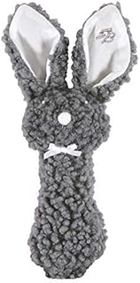 Santa Barbara Design Studio Woolly Bunnie Post Rattle - Gray (Pack of 2)