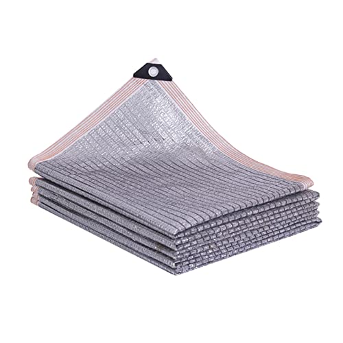 AWSAD Toldos Paño de La Cortina del Papel de Aluminio Rectangular Transpirable Toldo Camping para Jardín Flor Plantas Pérgola Patio (Color : Silver, Size : 1x4m) Cover