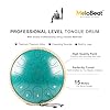 MeloBeat Steel Tongue Drum - 13 Inch 15 Notes Tongue Drum - Hand Pan Drums with Music Book, Handpan Drums Mallets and Carry Bag, D Major (Malachite Green) #2