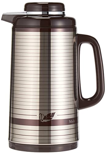 Image of PEACOCK JAPAN VACUUM FLASK CI SSSM دلة بيكوك اليابانية (BROWN, 1.0 L)
