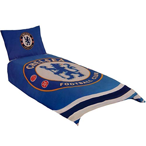 Chelsea FC - Parure de lit (Taille Unique) (Bleu)
