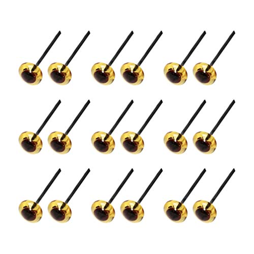 HEALLILY lhs de Segurança de Plástic400Pcs 5Mm para Bnecs de Uinhs de Pelúcialhs de Segurança Prets