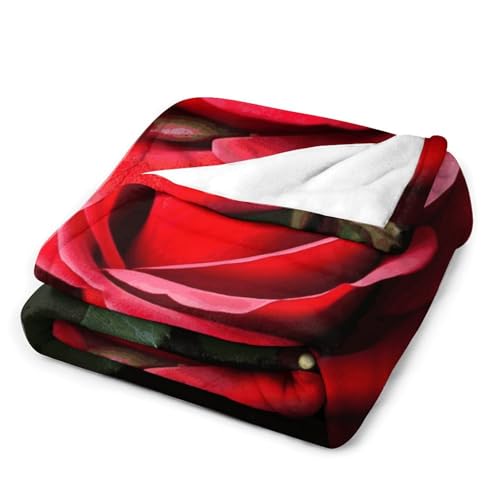 Couverture flanelle pelucheuse rose, plaid floral réconfortant pour des nuits douces