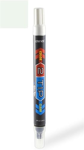 Pintura de retoque automotriz 2Tip para Ford F-150, color blanco Oxford YZZ1, paquete de color y capa transparente