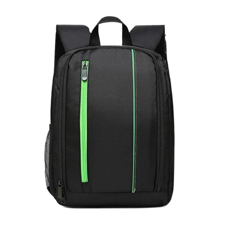 Borsa Reflex Borsa for fotocamera unisex, zaino impermeabile for, borsa a tracolla in nylon, adatta for laptop da 15,6'', viaggio, all'aperto, DSLR(Large Green)