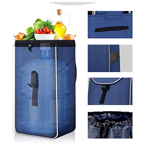 Carretilla plegable multiusos de aluminio con cuatro ruedas miniatura 4