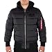 Produktbild Alpha Industries Herren MA-1 ZH Back Print Puffer FD Winterjacke, Black, M