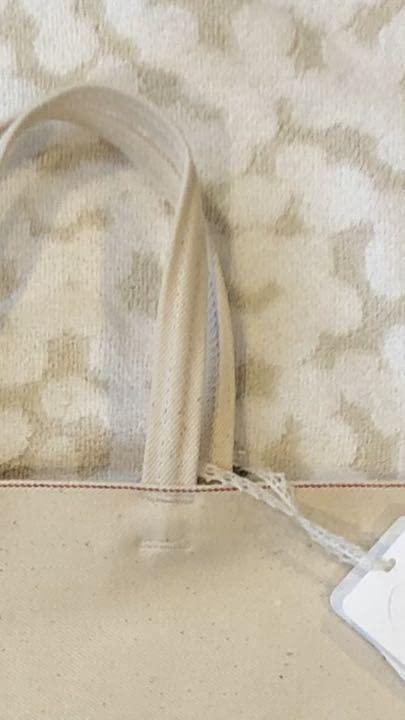 Amazon.co.jp: ミナペルホネン anim ホワイトデニム 赤耳 エコバッグ白  