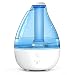 Cool Mist Humidifier- Quiet Humidifiers for Bedroom, Ultrasonic Baby Humidifier with High Low Mist, Optional Timer, Night Light, Last 12-30 Hours, Easy Clean Filterless Air Humidifier for Home Office