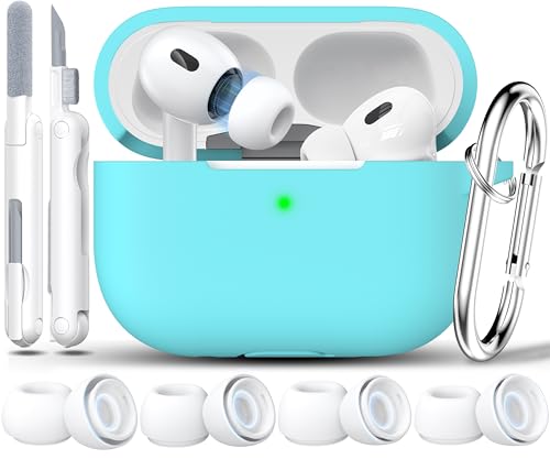 RFUNGUANGO AirPods Pro 2/1P[X(2023/2022/2019)Ή \tgVRیAirPod ProP[X(USB-C/LightningP[u) N[jOLbgƃC[`bvt ~gO[