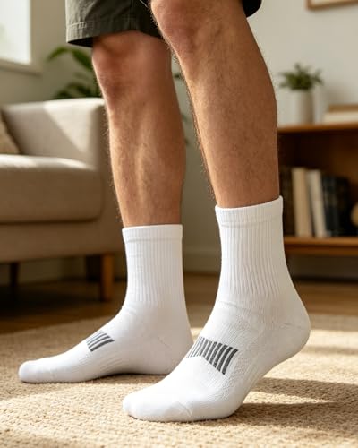Image of 90% Merino Wool Socks for Men Athletic Ankle Socks for Women with Arch Support Breathable Soft Wool Ankle Socks,3 Pairs
