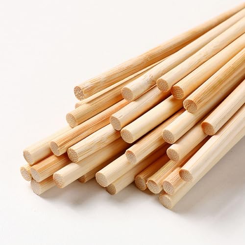 RYAN 30 Pezzi Bastoncini legno Ø 6 mm Lunghezza 30