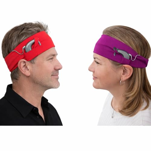 EAR FREE Cochlear Implant Headbands for Adults Pack of 5 Stretch Fit Headband for Cochlear Implant & BTE Hearing Processor Support Comfortable for Daily Wear & Sports