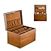 Produktbild QWSA Uhrenbox Uhrengehäuse for Frauen mit Schloss und Schlüssel Schmuck Armband Holz 20 Slot Kollektionen Anzeigen-Speicher-Fall-Halter