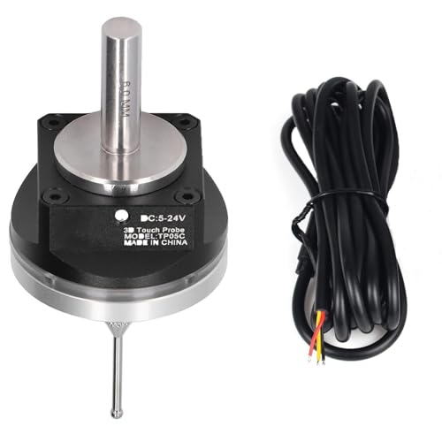 YIDOFENG CNC 3D Touch Probe Edge Finder, V5 NPN NO CNC 3D Edge Finder with Tip, XYZ Coordinate Measuring Sensor with 2M Cable Compatible with Mach3 and GRBL,for GRBL CNC Router Machine