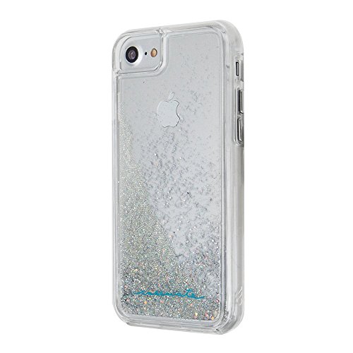 Coque iPhone 8 scintillante Case-Mate cadeau idéal cascade de paillettes violettes