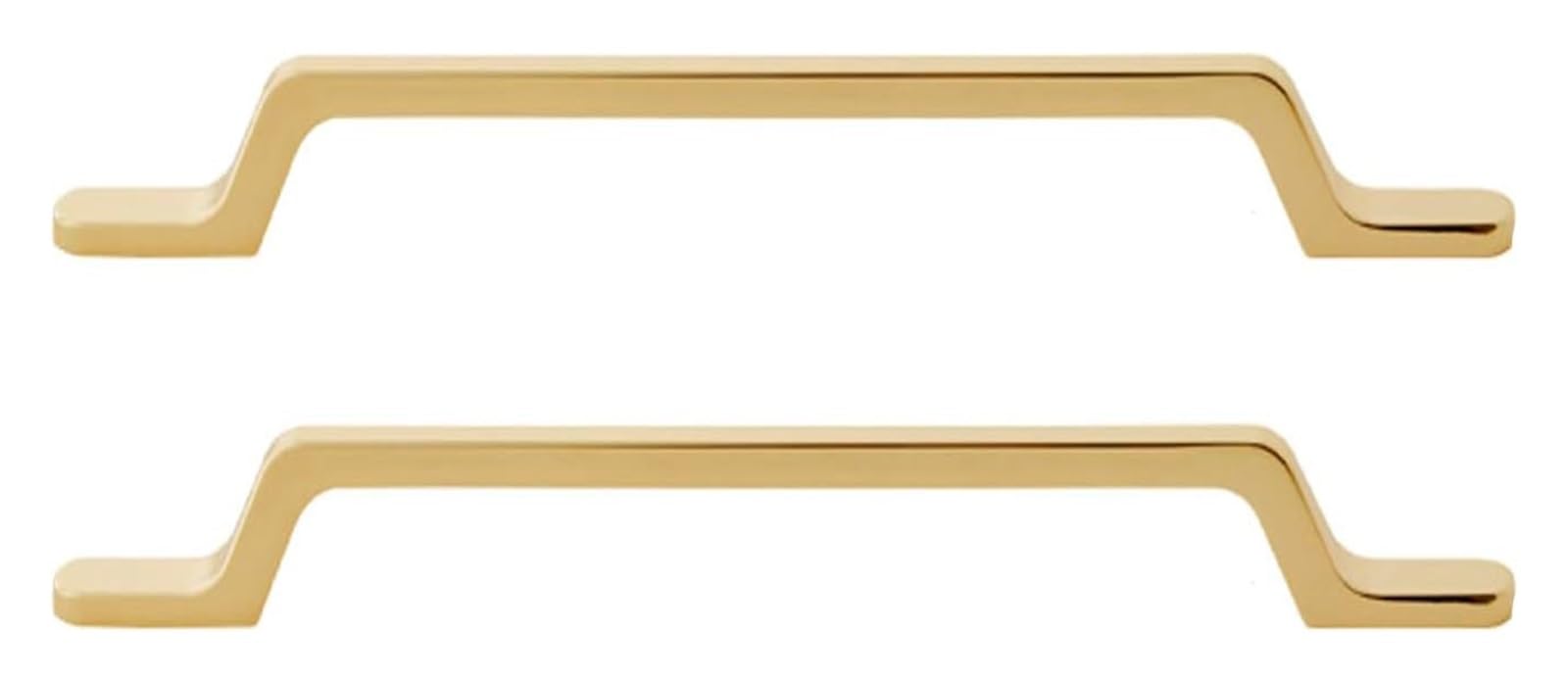 Voplivat B Kitchen Cupboard Handles, Ow Cabinet Handles Golden Multiple Sizes 2 Pack(,Hole Distance 192Mm)