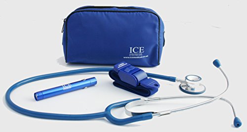 ICE Medical Blue LED Medical Pen light / Pen torch Stethoscope and Tourniquet by ICE Medical