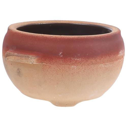 Ciieeo Olla de Barro Multifuncional para Guisar sin Tapa, Cazuela Casera de 700 Ml Resistente al Calor, Adecuado para Cocinar Fideos, Arroz y Estofados en Hogar y Reuniones Familiares