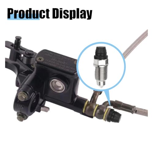 image for GLSOWEE 18PCS Car Brake Bleeder Screw Caps, Auto Rubber Grease Fitting