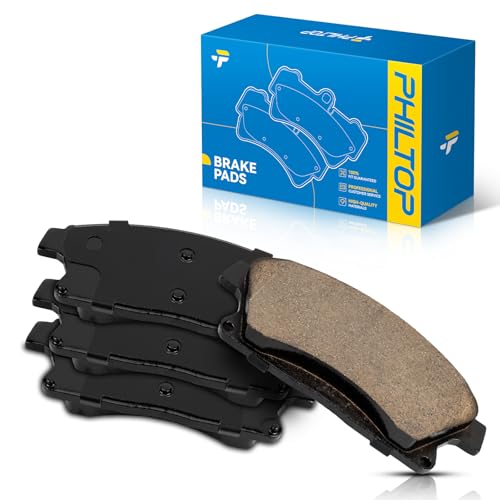 PHILTOP Ceramic Front Brake Pads For ATS 2013-2019, 4 Pcs replace # D1467