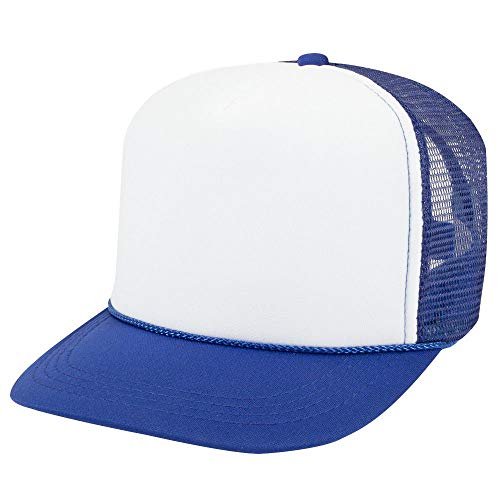 OTTO Polyester Foam Front Youth 5 Panel High Crown Trucker Hat2