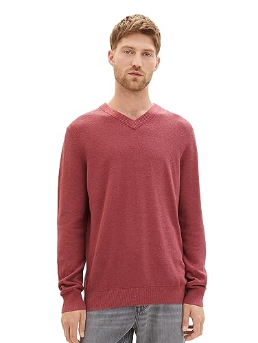 Sweater Tom Tailor homme 1038242 en maille de coton bleu marine