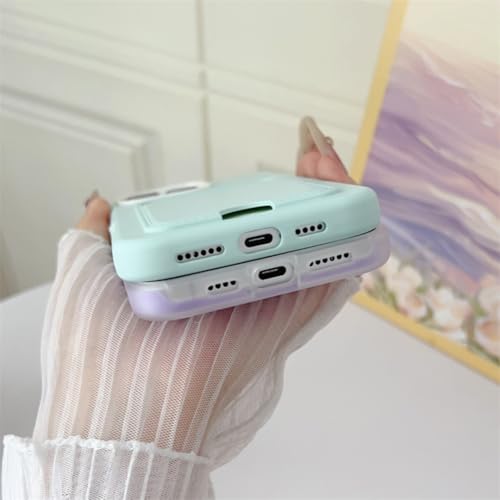 Coque iPhone 13 Pro Max rose, étui portefeuille 2 en 1 transparent et mat - 2