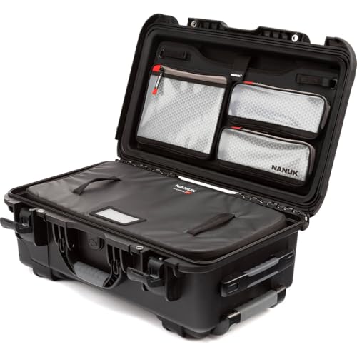 Image of NANUK 935 Pro Photo with N-Cubik - Waterproof Travel Camera Hard Case with 13L N-Cubik Insert and Wheels, 22 inch x 14 inch x 9 inch, Dustproof and Impact-Resistant, Airline Carry-On Approved - Black