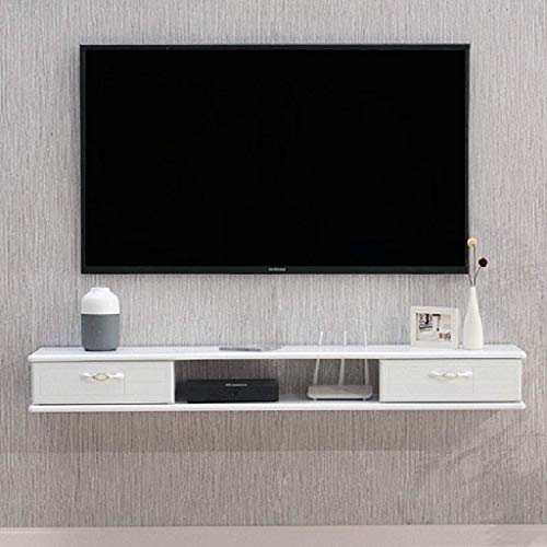 schwimmender TV-Schrank, Media-Konsole, Möbel, TV-Ständer, Blu-ray-Player, Media-Entertainment-Center, Videospielkonsole, Kabelbox,