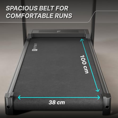 Image of FITKIT by Cult Jogging Treadmill BLDC 4.5HP Peak | 120Kg Max Weight Capacity | 3-Level Incline | LED Display with Tablet Holder |12km /hr Speed | for Home Gym Equipment