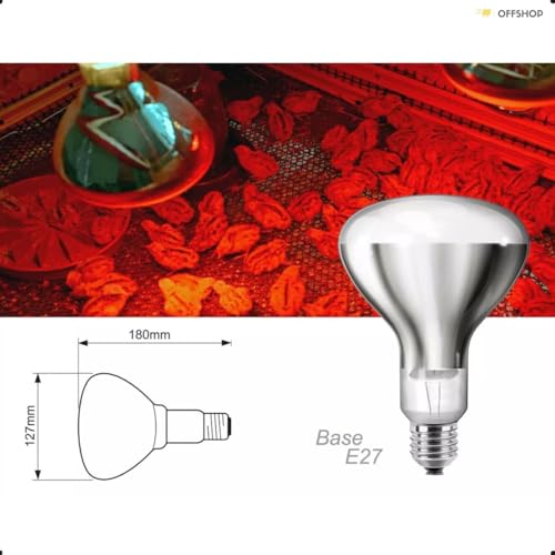 3 Lâmpadas De Secagem Infravermelha Estufa 250w 220v E-27