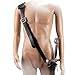 Adjustable Leather Belt with Sword Frog