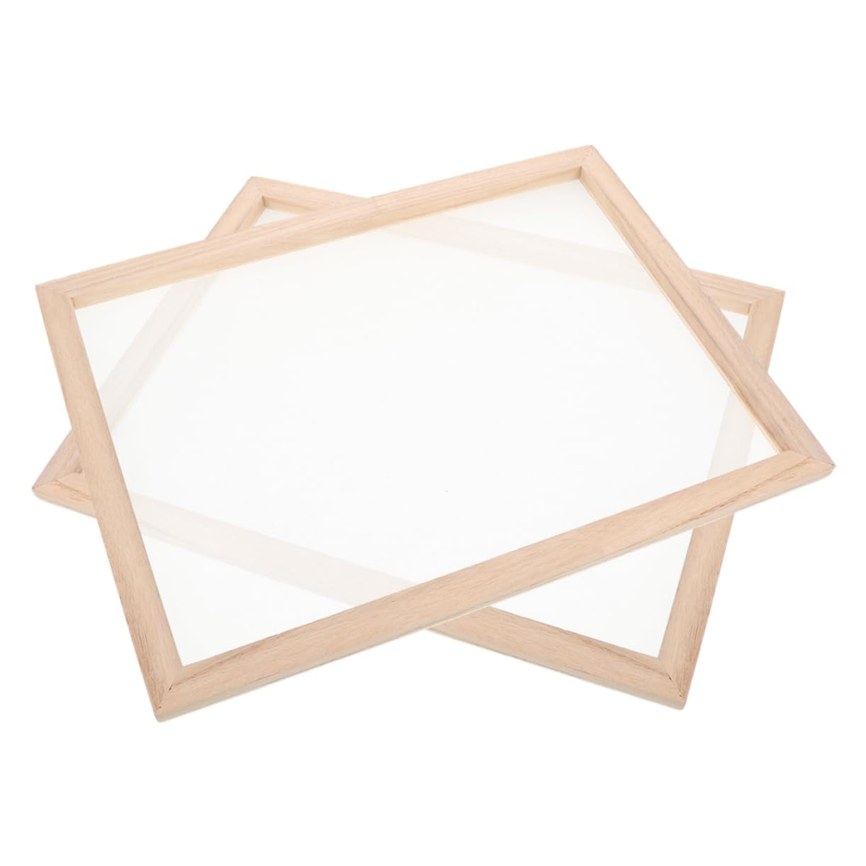 Housoutil Wooden Paper Crafting Kit Paper Mould Screen for Family Projects School Activities