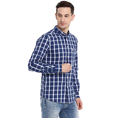 Image of Red Tape Men's Checkered Regular Fit Casual Shirt