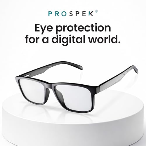 Image of Prospek Blue Light Glasses Reading for Men and Women, For Computer Use, Blue Light Protection, Clear Lens 0 to +3.0 Diopters
