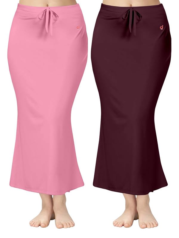 Image of TRENDMALLS Women Saree Shapewear Petticoat for Women, Cotton Blended,Petticoat,Skirts for Women,Shape Wear Dress for Saree Shaper(Combo-Pack)
