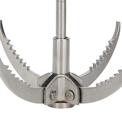 Gancho de agarre de acero inoxidable plegable para escalada técnica 5